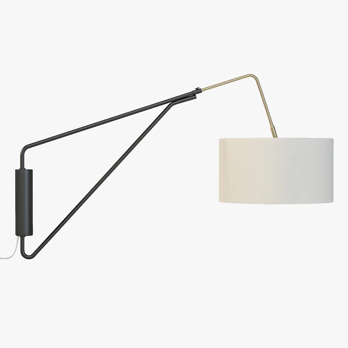 Mid Century Overarching Wall Sconce 3D Model_01